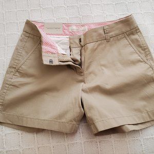 J Crew Chino City Shorts, Size 2, NWT